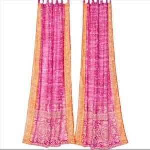 Artisan Pink and Orange Curtains